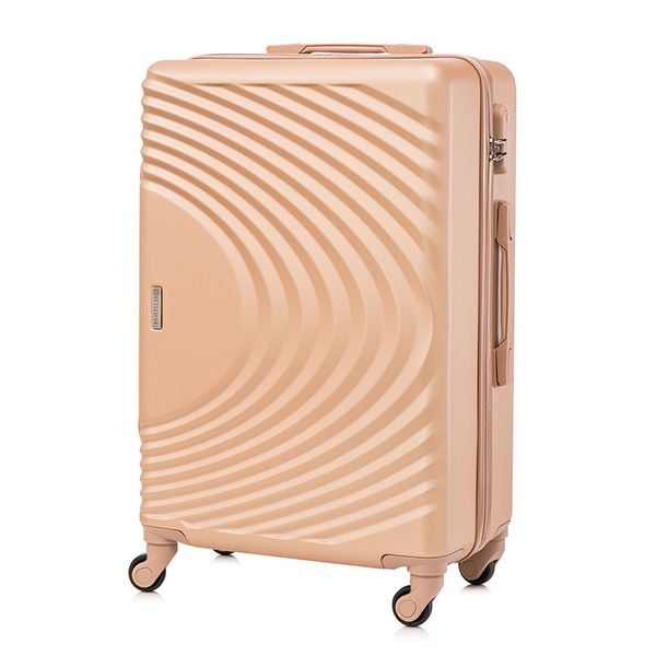 Średnia walizka SINOPE BETLEWSKI Złoty BWA-055 M. Żółte walizki Betlewski, bez wzorów, z materiału, średnie. Za 259.99 zł.