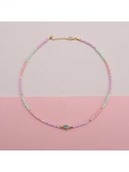 Heliophilia Naszyjnik z elementem ozdobnym - dł. 45 cm rozmiar: onesize. Żółte naszyjniki damskie Heliophilia, metalowe. Za 34.99 zł.