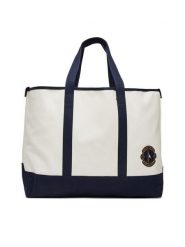Tommy Hilfiger Torebka Th Summer Tote AM0AM13557 Biały. Białe torebki klasyczne damskie Tommy Hilfiger, bez wzorów, z materiału, bez dodatków. Za 339.99 zł.
