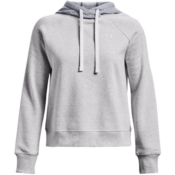 Bluza damska Under Armour Rival Fleece CB Hoodie. Szare bluzy bez kaptura damskie Under Armour, l. Za 167.47 zł.
