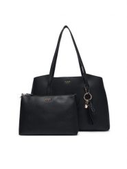 Guess Torebka HWBG97 35230 Czarny. Czarne torebki klasyczne damskie Guess, z aplikacjami, ze skóry, bez dodatków. Za 634.99 zł.