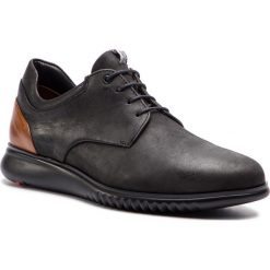 Półbuty LLOYD - Aristo 28-534-11 Black/Cognac. Czarne półbuty męskie Lloyd, z materiału, bez zapięcia. W wyprzedaży za 419.00 zł.