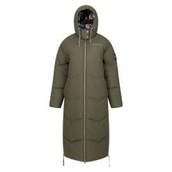 Kurtka Puchowa Damska Longline Christian Lacroix Milhaud. Zielone kurtki damskie Regatta, xl, z aplikacjami, z materiału, z kapturem. Za 1,077.99 zł.