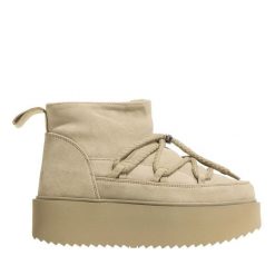 INUIKII CLASSIC LOW PLATFORM Śniegowce damskie. Zielone śniegowce damskie Inuikii, z gumy. W wyprzedaży za 847.99 zł.
