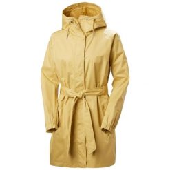 Damska kurtka wodoodporna Helly Hansen Hh Classics Trench. Brązowe kurtki damskie Helly Hansen, bez wzorów, bez kaptura. Za 681.50 zł.