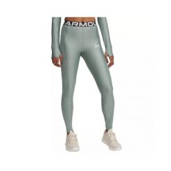 Legginsy damskie Under Armour HeatGear Rib. Zielone legginsy sportowe damskie Under Armour, xs, bez wzorów, z elastanu, do biegania. Za 258.85 zł.