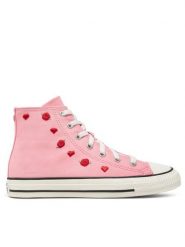 Converse Trampki Chuck Taylor All Star Valentine'S Day A12624C Różowy. Czerwone trampki i tenisówki damskie Converse, bez wzorów, z materiału. Za 189.99 zł.