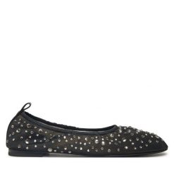 Baleriny Tory Burch. Czarne baleriny damskie Tory Burch, bez wzorów, bez obcasa. Za 1,399.00 zł.