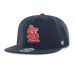 Czapka z daszkiem do baseballu Brand `47 Mlb ST. Louis Cardinals Captain. Niebieskie czapki męskie 47 Brand, bez wzorów. Za 182.50 zł.
