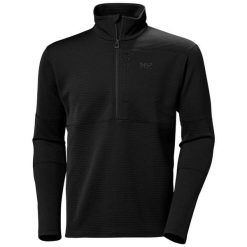 Bluza 1/2 zip Helly Hansen Evolved Air. Czarne bluzy bez kaptura męskie Helly Hansen, m, z materiału. Za 582.00 zł.