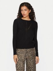 Vila Sweter Olina 14098889 Czarny Regular Fit. Czarne swetry klasyczne damskie Vila, m, z syntetyku, bez kołnierzyka. Za 69.99 zł.