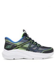 Skechers Sneakersy Microspec Velocity - Grid-Shift 404220L/BBLM Czarny. Czarne buty sportowe chłopięce Skechers, bez zapięcia. Za 199.99 zł.