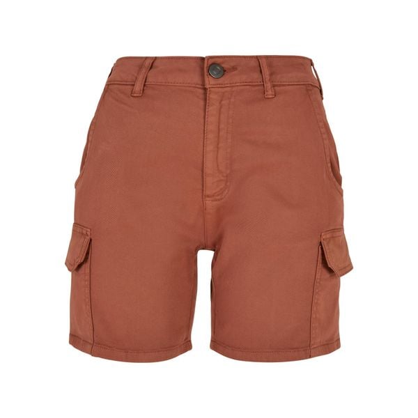 Szorty cargo wysoka talia kobiety Urban Classics. Czerwone szorty damskie Urban Classics, bez wzorów, z podwyższonym stanem. Za 172.50 zł.