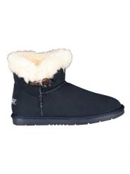 Geographical Norway Botki zimowe "Olady" w kolorze granatowym rozmiar: 36. Niebieskie botki damskie Geographical Norway, na zimę, z futra, bez obcasa, bez zapięcia. Za 112.29 zł.