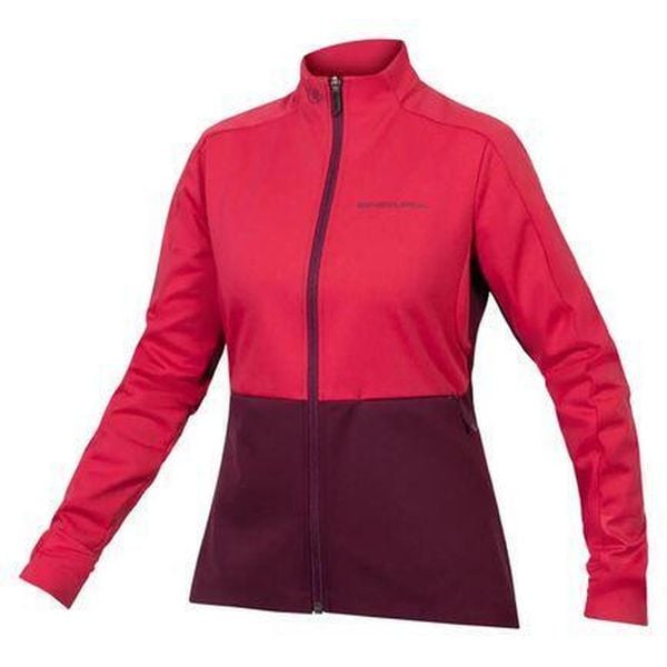 Damska bluza dresowa Endura Windchill II. Czerwone bluzy bez kaptura damskie ENDURA, z dresówki. W wyprzedaży za 373.05 zł.
