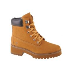 Trapery damskie, Timberland Carnaby Cool 6 In Boot. Brązowe trapery damskie Timberland, bez obcasa. Za 749.99 zł.