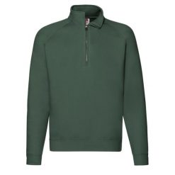 Bluza Męska Premium Z Zamkiem Błyskawicznym. Zielone bluzy bez kaptura męskie Fruit of the Loom, l. Za 113.99 zł.