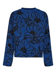 Vero Moda Sweter "New" w kolorze niebieskim rozmiar: XS. Niebieskie swetry klasyczne damskie Vero Moda, xs, ze splotem, bez kołnierzyka. Za 66.00 zł.