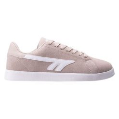 Buty Hi-Tec Korel 92800654206 beżowe beżowy. Brązowe buty sportowe na co dzień damskie bez wzorów, z materiału. Za 213.11 zł.