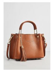 Christian Laurier Skórzana torebka "Lamy" w kolorze karmelowym - 27 x 18 x 11 cm rozmiar: onesize. Brązowe torebki klasyczne damskie Christian Laurier, bez wzorów, z materiału, bez dodatków. Za 339.37 zł.