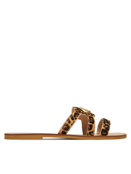 Liu Jo Klapki Saba 11 SA5083 PX131 Brązowy. Brązowe klapki damskie Liu Jo, bez wzorów, z syntetyku, bez obcasa. Za 489.99 zł.