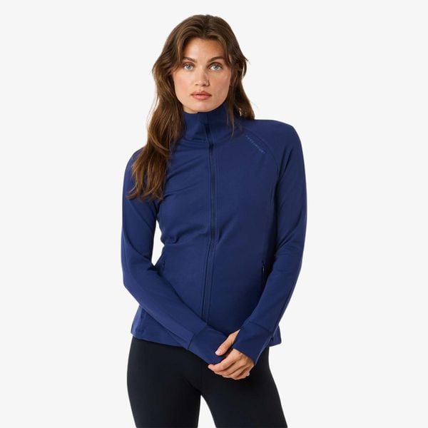 Kurtka treningowa trening damska Swedemount Move Full Zip Jacket szybkoschnąca. Niebieskie kurtki do biegania damskie SWEDEMOUNT, xl, bez wzorów, z materiału, bez kaptura. Za 147.00 zł.