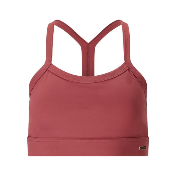 Biustonosz dla kobiet Athlecia Bloom V2. Czerwone biustonosze sportowe damskie Athlecia, bez wzorów. Za 135.50 zł.