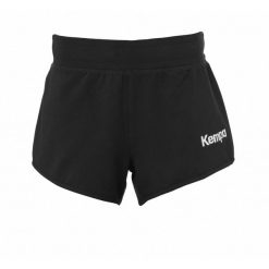 Szorty damskie Kempa Core 2.0 Sweat. Czarne szorty damskie KEMPA, bez wzorów, z dresówki, sportowe. W wyprzedaży za 93.00 zł.