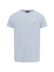Tommy Hilfiger T-shirt Mężczyźni Dżersej niebieski, L. Niebieskie t-shirty męskie Tommy Hilfiger, l, bez wzorów, z dżerseju, bez kołnierzyka. Za 179.95 zł.