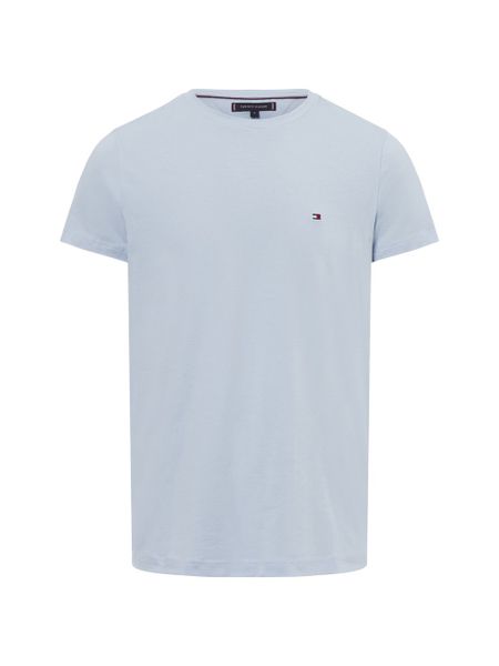 Tommy Hilfiger T-shirt Mężczyźni Dżersej niebieski, L. Niebieskie t-shirty męskie Tommy Hilfiger, l, bez wzorów, z dżerseju, bez kołnierzyka. Za 179.95 zł.