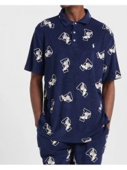 Ralph Lauren Underwear Koszulka polo w kolorze granatowym rozmiar: XL. Niebieskie koszulki polo męskie Ralph Lauren Underwear, xl, bez wzorów, z bawełny, bez ramiączek. Za 592.99 zł.