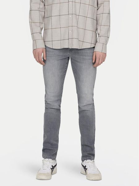 Only & Sons Jeansy Loom 22028265 Szary Slim Fit. Szare jeansy męskie Only & Sons. Za 159.99 zł.