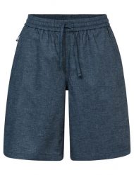 Spodenki damskie Redmont Shorts IV. Niebieskie szorty damskie Vaude, bez wzorów, z materiału. Za 369.00 zł.