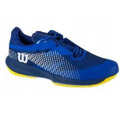 Męskie Buty Tenisowe Kaos Swift 1.5. Niebieskie buty trekkingowe męskie Wilson, bez zapięcia, tenisowe. Za 645.99 zł.