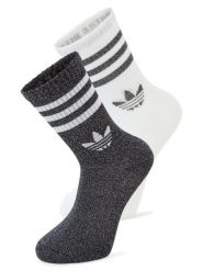 Adidas Originals Skarpety w opakowaniu po 2 sztuki Kobiety czarny|biały|srebrny, S. Białe skarpetki damskie adidas Originals, bez wzorów. Za 59.95 zł.