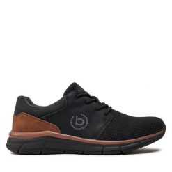 Półbuty Bugatti. Czarne półbuty męskie Bugatti, bez zapięcia. Za 249.99 zł.