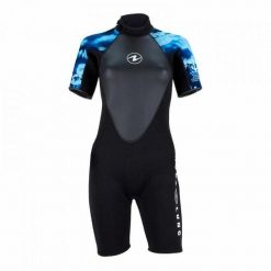 Damskie spodenki neoprenowe HYDROFLEX SHORTY 3 mm. Czarne szorty damskie AQUALUNG, bez wzorów, z neoprenu, eleganckie. Za 809.58 zł.