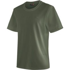 T-shirt Maier Sports Walter. Zielone t-shirty męskie Maier Sports, xl, bez wzorów, z materiału, bez kołnierzyka. Za 181.70 zł.