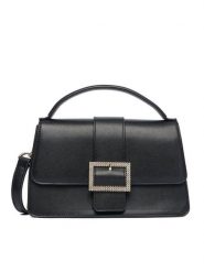 Nine West Torebka CEO-MISSISIPI-III-KY159 Czarny. Czarne torebki klasyczne damskie Nine West, bez wzorów, z materiału, bez dodatków. Za 199.99 zł.