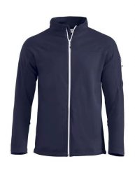 Clique Kurtka z zamkiem Ducan unisex, poliestrowa szczotkowana – dark navy. Niebieskie kurtki damskie CLIQUE, xs, bez wzorów, bez kaptura. Za 242.40 zł.