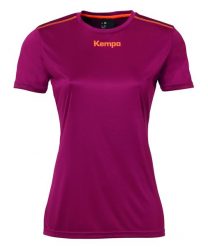 Damska koszulka Kempa Poly. Czerwone t-shirty damskie KEMPA, xl, bez wzorów, bez kołnierzyka. Za 110.00 zł.