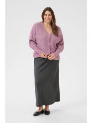 KAFFE curve Kardigan "Mirana" w kolorze fioletowym rozmiar: M. Różowe kardigany damskie KAFFE curve, m, bez wzorów. Za 130.99 zł.