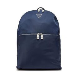 Plecak Guess. Niebieskie plecaki męskie Guess, z aplikacjami, z nylonu. Za 499.99 zł.