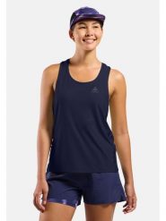 Odlo Top "Zeroweight Chill-Tec" w kolorze granatowym do biegania rozmiar: S. Niebieskie topy damskie Odlo, s, bez wzorów, bez ramiączek. Za 134.95 zł.