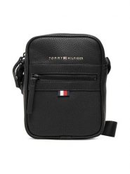 Tommy Hilfiger Saszetka Essential Pu Mini Reporter AM0AM09504 Czarny. Czarne saszetki męskie Tommy Hilfiger, ze skóry. Za 209.99 zł.