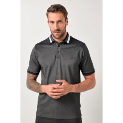 Męska Koszulka polo golf rękaw 1/2 QuickDry TwoTone do rozm. 7XL. Czarne koszulki polo męskie JAY-PI, m, bez wzorów, z bawełny, bez ramiączek. Za 244.99 zł.
