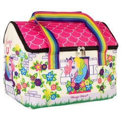 Torba do groomingu Harry's Horse Nooni. Czerwone torebki klasyczne damskie HARRYS HORSE, bez wzorów, z materiału, duże, z nadrukiem, bez dodatków. Za 161.00 zł.