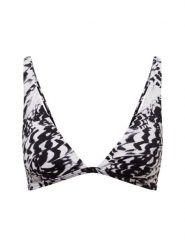 Calvin Klein stanik bikini - usztywniany Kobiety Sztuczne włókno czarny|biały, S. Białe bikini damskie CALVIN KLEIN, bez wzorów. Za 219.95 zł.