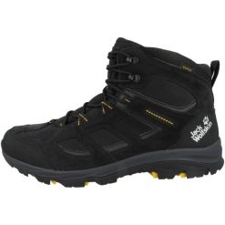 Buty trekkingowe męskie Jack Wolfskin Vojo 3 Texapore. Czarne buty trekkingowe męskie Jack Wolfskin, z materiału, przed kolano, bez zapięcia, trekkingowe. Za 682.65 zł.