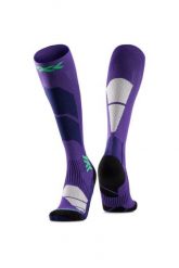 Skarpety narciarskie damskie Ski Perform Otc Women. Fioletowe skarpetki damskie X-Socks, bez wzorów, z dzianiny. Za 174.90 zł.